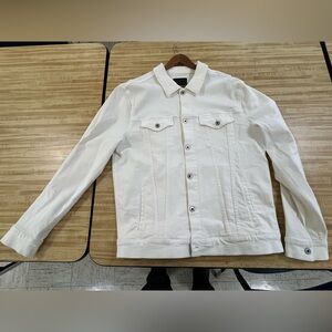 Vince Off White Denim Jacket